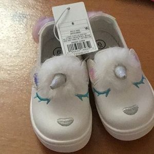 Girls unicorn shoes size 6
